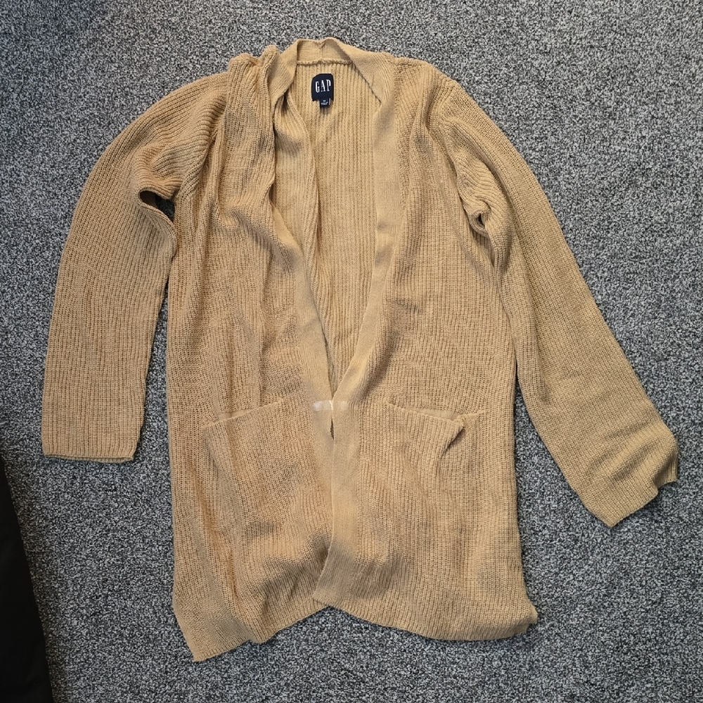 GAP Beige Knit Cardigan
